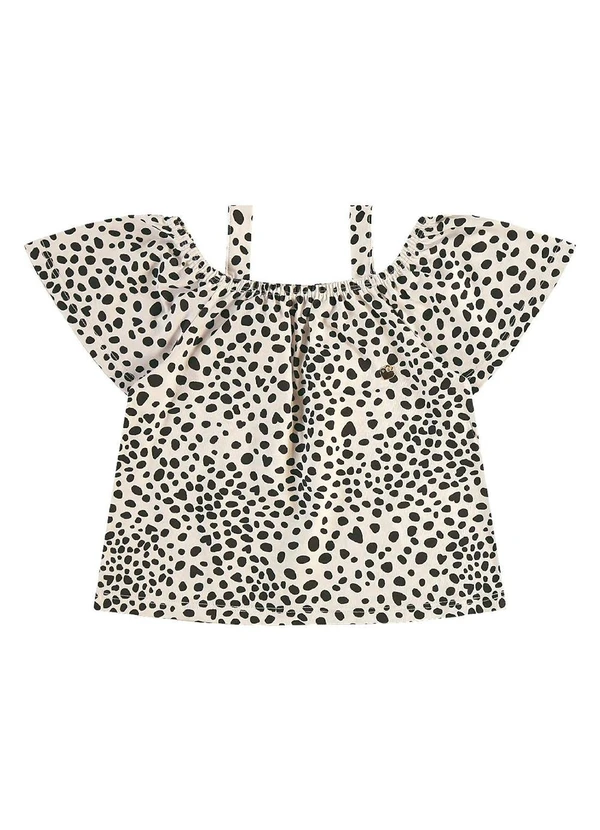 Bee Loop - Conjunto Estampado Bata Short Branco 4