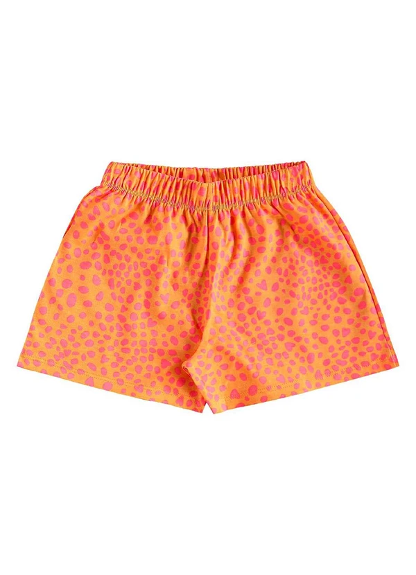 Bee Loop - Conjunto Estampado Bata Short Laranja 4