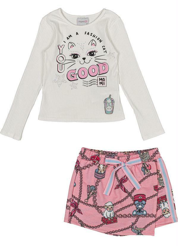 Momi - Conjunto Estampado Off White