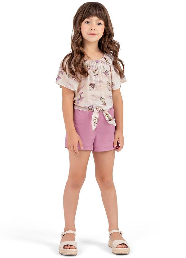 Colorittá - Conjunto  Estampado Praia Colorittá Rosa