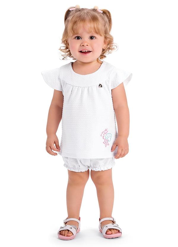 Alenice - Conjunto Estrelinhas do Mar Meninas Branco