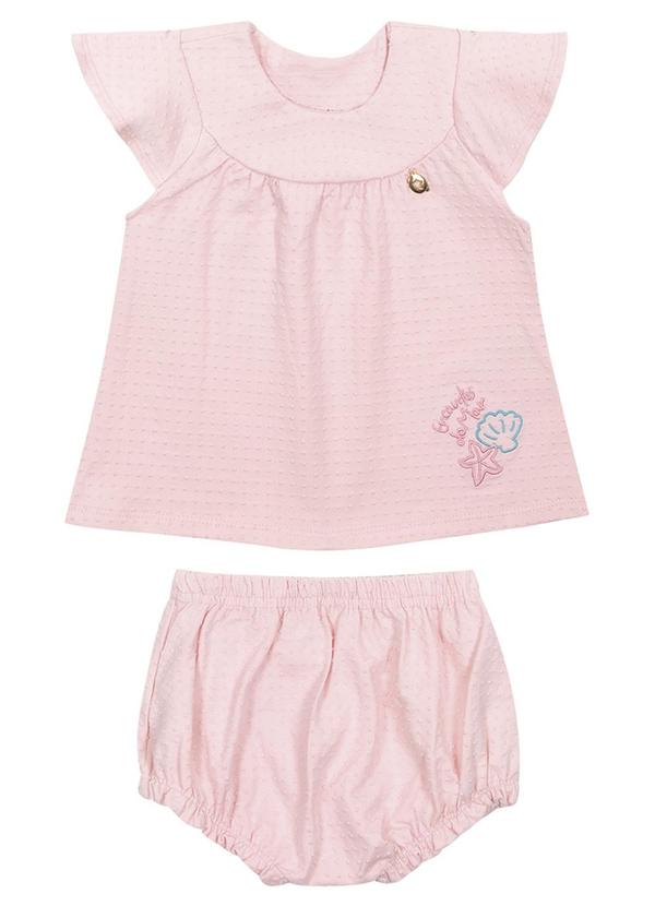 Alenice - Conjunto Estrelinhas do Mar Meninas Rosa