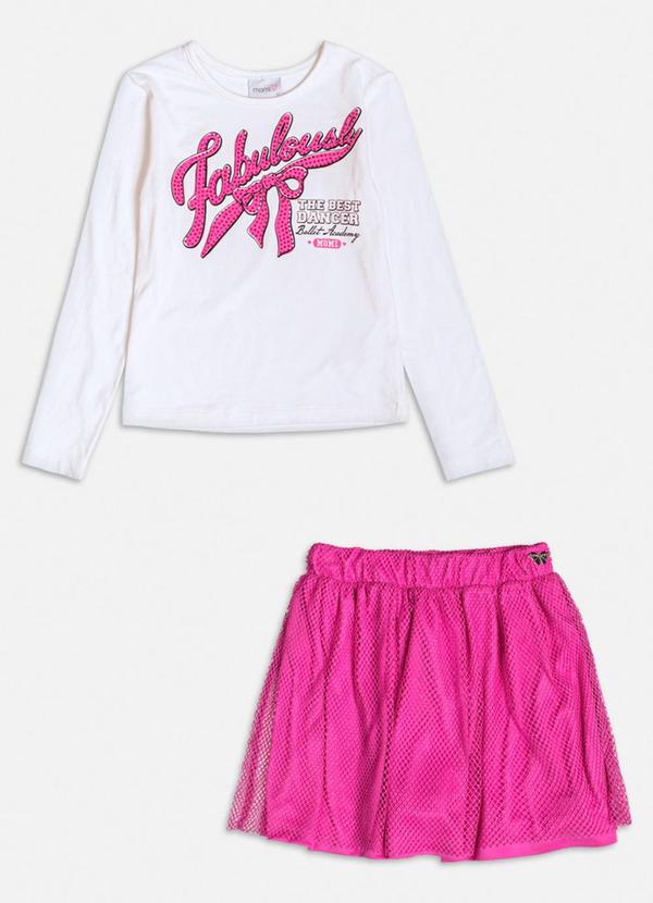 Momi - Conjunto Fabulous com Strass Branco