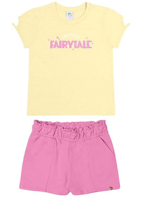 Alenice - Conjunto Fairytale Menina Amarelo