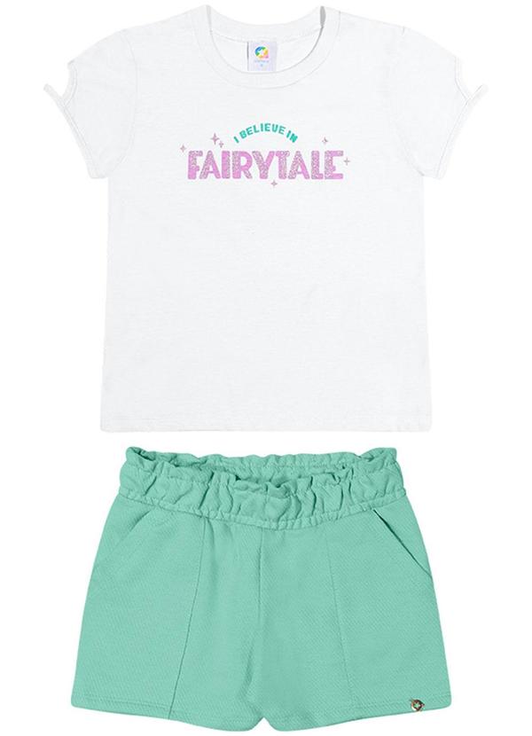 Alenice - Conjunto Fairytale Menina Branco