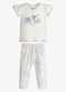 Trick Nick - Conjunto Feminino Blusa com Legging Rosa - variação: Bege