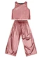 Trick Nick - Conjunto Feminino Blusa com Pantacourt Cinza - variação: Rosa