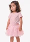 Trick Nick - Conjunto Feminino Blusa com Saia Rosa - variação: Rosa
