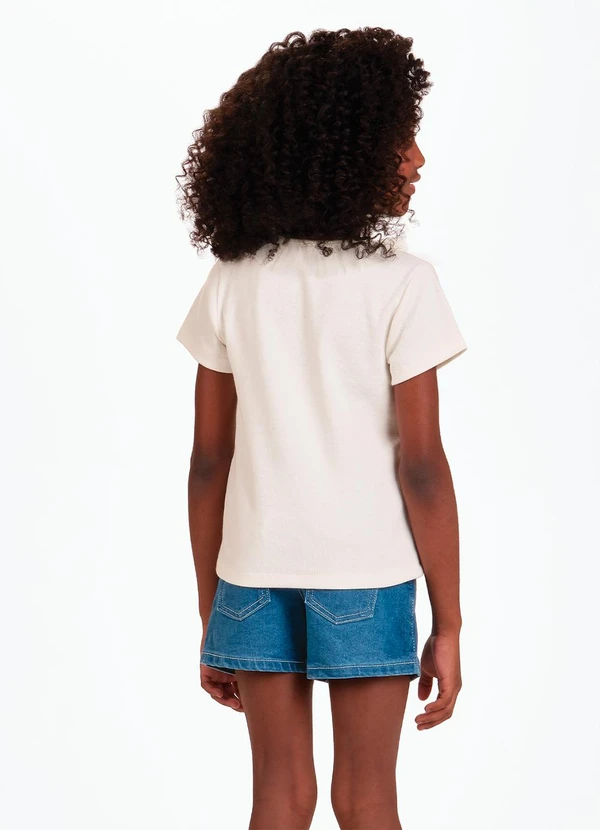 Trick Nick - Conjunto Feminino Blusa com Shorts Bege 2
