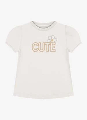 Trick Nick - Conjunto Feminino Blusa com Shorts Bege - TRICK NICK