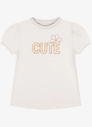 Trick Nick - Conjunto Feminino Blusa com Shorts Bege - TRICK NICK