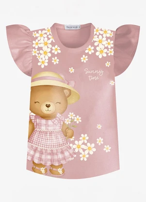 Trick Nick - Conjunto Feminino Blusa com Shorts Rosa - TRICK NICK