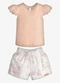 Trick Nick - Conjunto Feminino Blusa com Shorts Azul - variação: Rosa