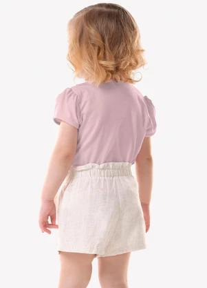 Trick Nick - Conjunto Feminino Blusa com Shorts Rosa - TRICK NICK