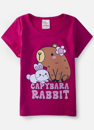 Laluna - Conjunto Feminino Capybara Rabbit Pink - LALUNA