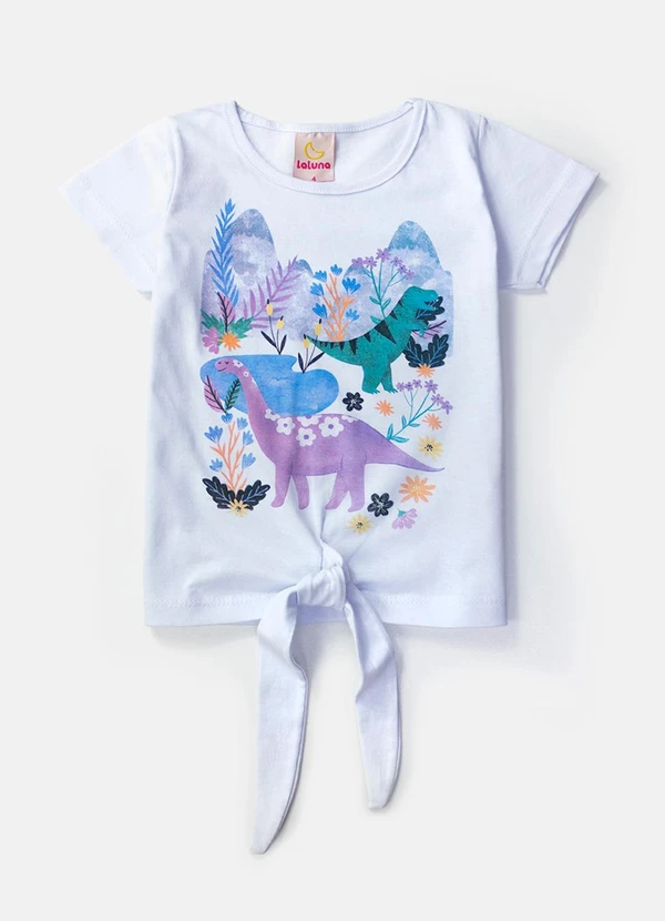 Laluna - Conjunto Feminino Dino Branco 3