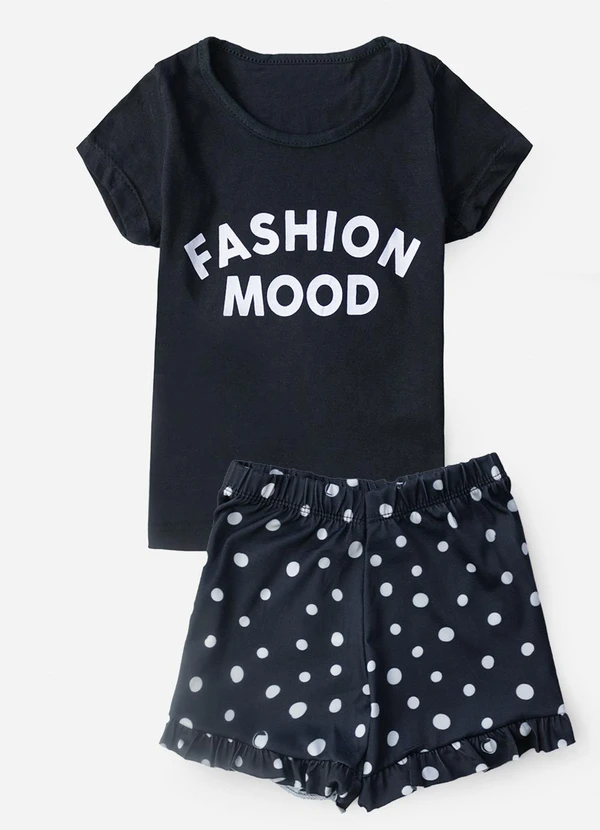 Laluna - Conjunto Feminino Fashion Mood Preto 2