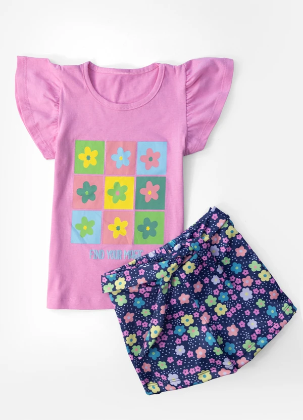 Laluna - Conjunto Feminino Find Your Magic Rosa 3