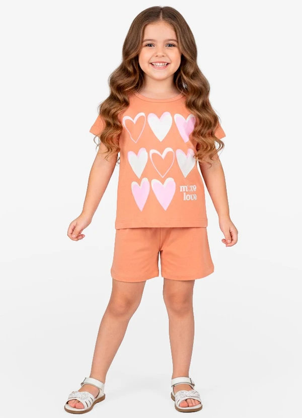 Select - Conjunto Feminino Infantil Seletc Marrom 1