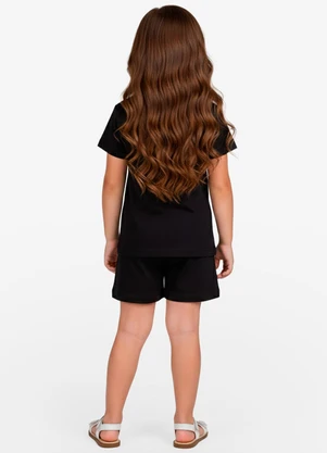 Select - Conjunto Feminino Infantil Seletc Preto - SELECT