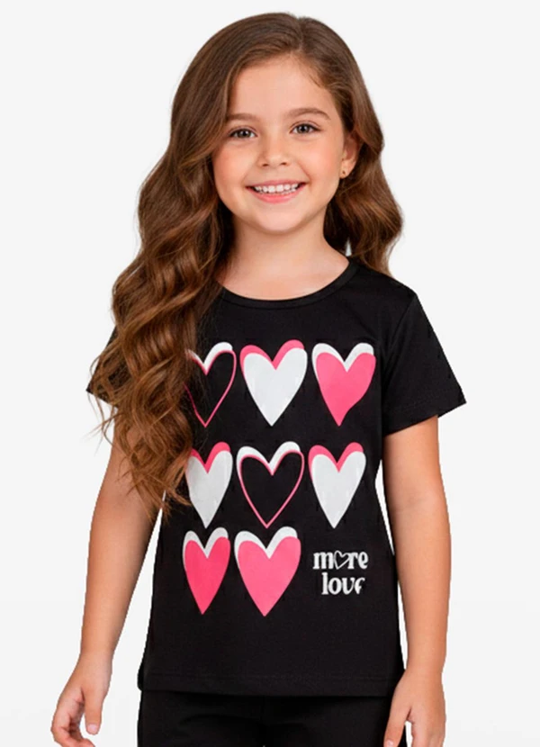 Select - Conjunto Feminino Infantil Seletc Preto 3