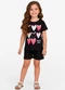 Select - Conjunto Feminino Infantil Seletc Marrom - variação: Preto