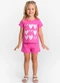 Select - Conjunto Feminino Infantil Seletc Marrom - variação: Rosa