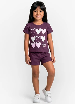 Select - Conjunto Feminino Infantil Seletc Roxo - SELECT