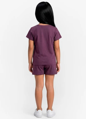 Select - Conjunto Feminino Infantil Seletc Roxo - SELECT