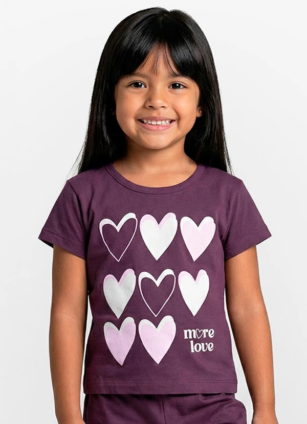 Select - Conjunto Feminino Infantil Seletc Roxo 3