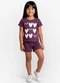 Select - Conjunto Feminino Infantil Seletc Marrom - variação: Roxo