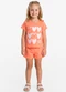 Select - Conjunto Feminino Infantil Seletc Marrom - variação: Vermelho