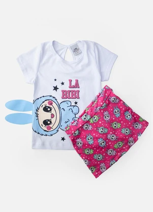 Laluna - Conjunto Feminino La Bibi Branco - LALUNA