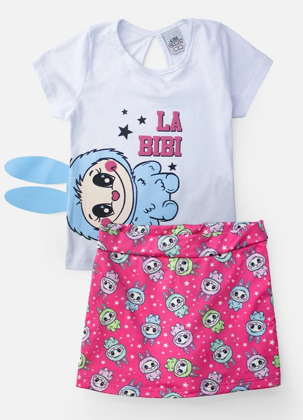 Laluna - Conjunto Feminino La Bibi Branco