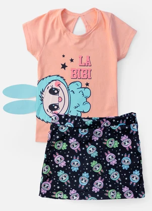 Laluna - Conjunto Feminino La Bibi Flamingo - LALUNA