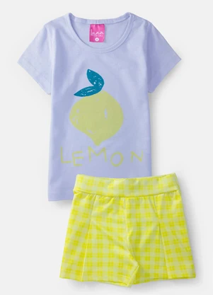 Laluna - Conjunto Feminino Lemon Branco - LALUNA