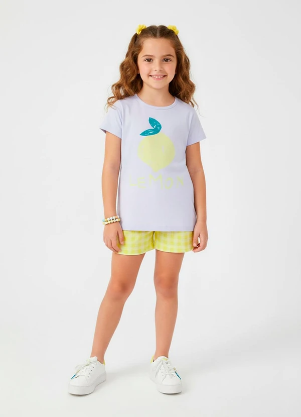 Laluna - Conjunto Feminino Lemon Branco