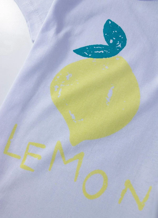 Laluna - Conjunto Feminino Lemon Branco 5
