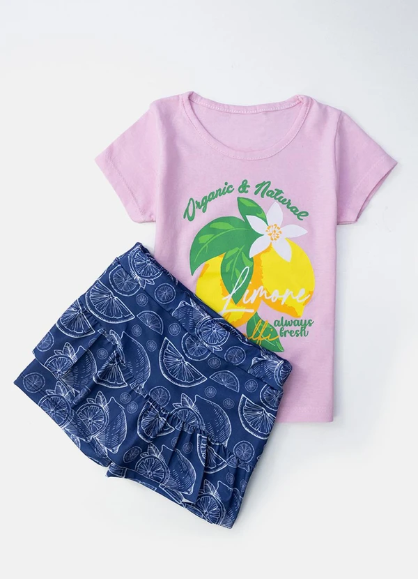 Laluna - Conjunto Feminino Limone Rosa 3