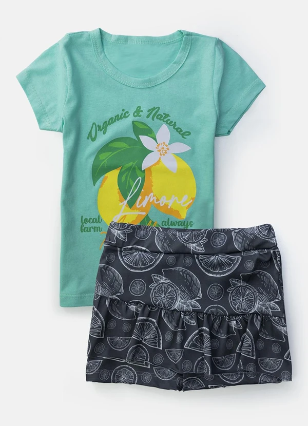Laluna - Conjunto Feminino Limone Verde Água 2