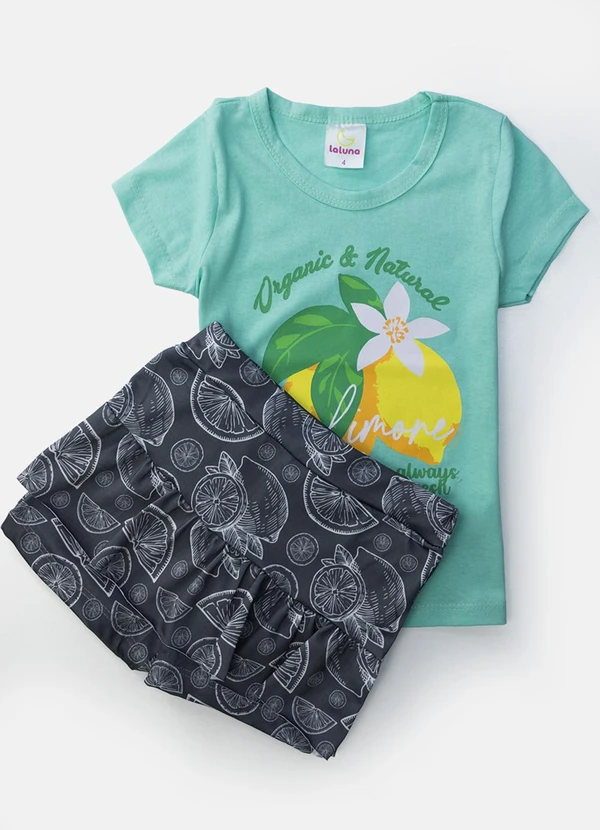Laluna - Conjunto Feminino Limone Verde Água 3