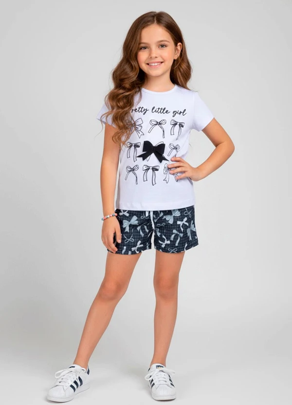 Laluna - Conjunto Feminino Pretty Little Girl Branco