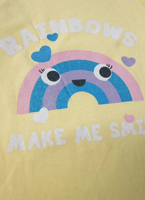 Laluna - Conjunto Feminino Rainbows Amarelo 7