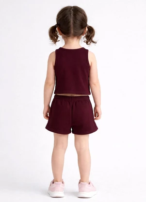 Select - Conjunto Feminino Regata e Short Vermelho - SELECT
