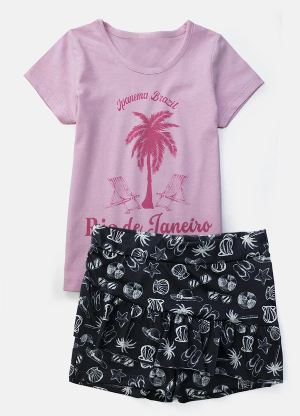 Laluna - Conjunto Feminino Rio de Janeiro Rosa