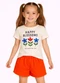 Select - Conjunto Feminino Short e Blusa Estampada Bege - variação: Bege