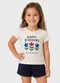 Select - Conjunto Feminino Short e Blusa Estampada Bege - variação: Bege