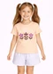 Select - Conjunto Feminino Short e Blusa Estampada Bege - variação: Bege