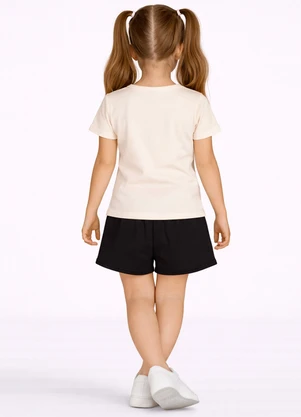 Select - Conjunto Feminino Short e Blusa Estampada Rosa - SELECT