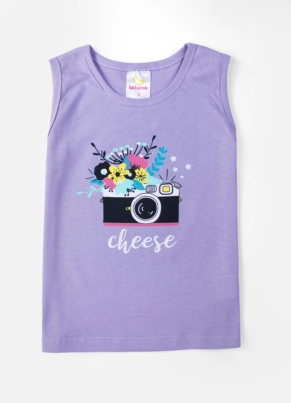 Laluna - Conjunto Feminino Shorts Saia Cheese Lilás 3